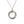 David Yurman Crossover Pendant Necklace Sterling Silver with Diamonds, 26mm - Joseph Diamonds