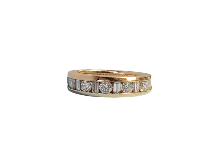 Estate 14k Diamond Band, Ring, .75ctw white VS-SI Round Brilliant Natural Diamon - Joseph Diamonds