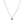 Estate 14k white Gold Diamond and Sapphire Earrings and Necklace Set - Joseph Diamonds