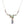 Estate Fine Necklace 14k White Gold Diamond and Gems Multicolor - Joseph Diamonds