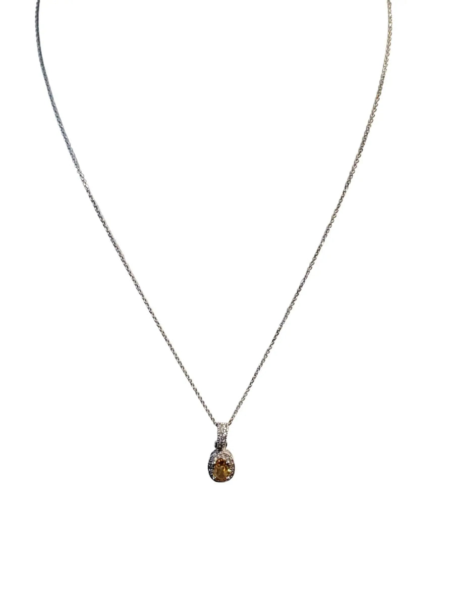 Estate Levian Diamond Necklace and Pendant Chocolate Diamonds Rose Gold - Joseph Diamonds