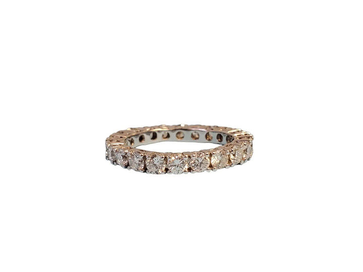 Eternity Band 18k white gold 1.00 tcw Beautiful VS Colorless Diamonds - Joseph Diamonds