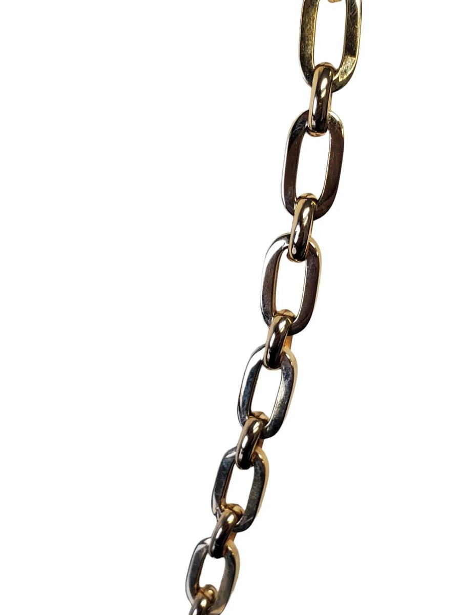 Paper clip chain 14k Yellow Gold Necklace - Joseph Diamonds