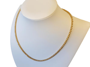 Estate Rope Chain Heavy 18k Yellow Gold Very High Quality Necklace