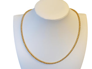 Estate Rope Chain Heavy 18k Yellow Gold Very High Quality Necklace