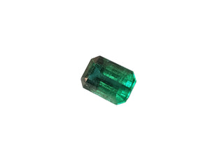 GIA Loose Zambian Emerald Green Emerald Cut Long 2.80ct Gem with Report