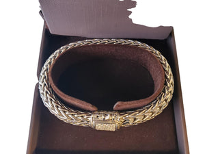 John Hardy Heavy Sterling Silver Chain Bracelet 90.5 Grams Box and Booklet